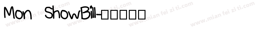 Mon ShowBill字体转换